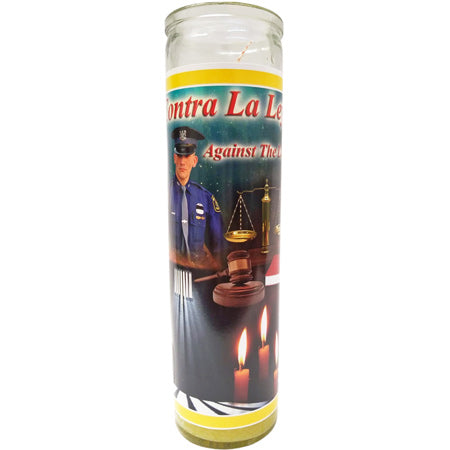 Against The Law Candle- Contra La Ley