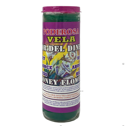 Flower Of Money Candle - Flor Del Dinero